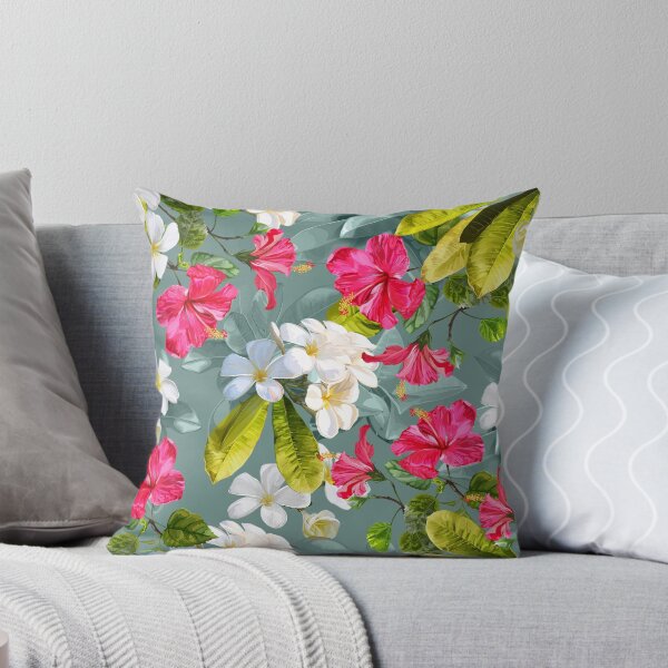 Item preview, Plumeria and hibiscus flowers designed and sold by WeeraS.