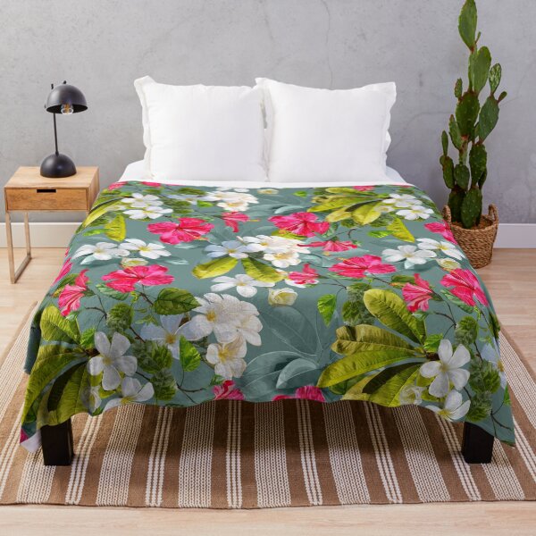 Item preview, Plumeria and hibiscus flowers designed and sold by WeeraS.