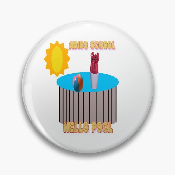 Item preview, ADIOS SCHOOL HELLO POOL  designed and sold by RetroPlaceee.
