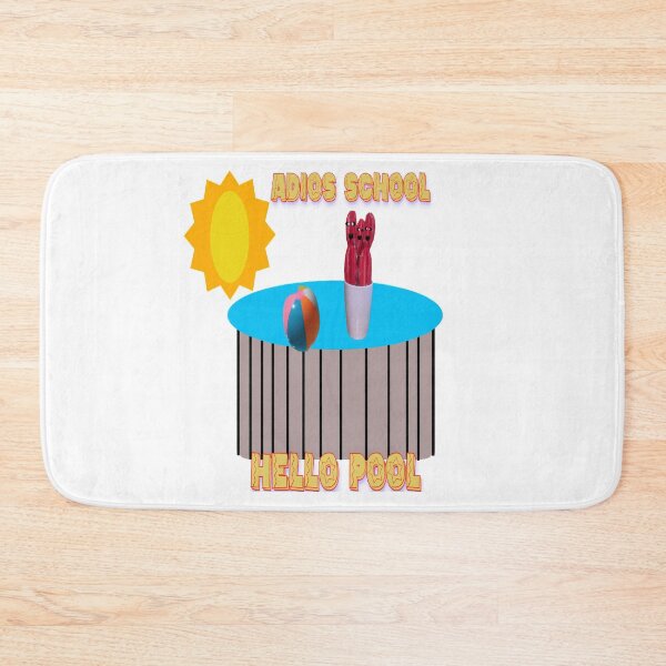 Item preview, ADIOS SCHOOL HELLO POOL  designed and sold by RetroPlaceee.