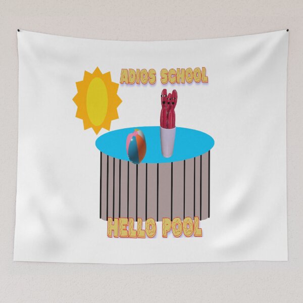 Item preview, ADIOS SCHOOL HELLO POOL  designed and sold by RetroPlaceee.