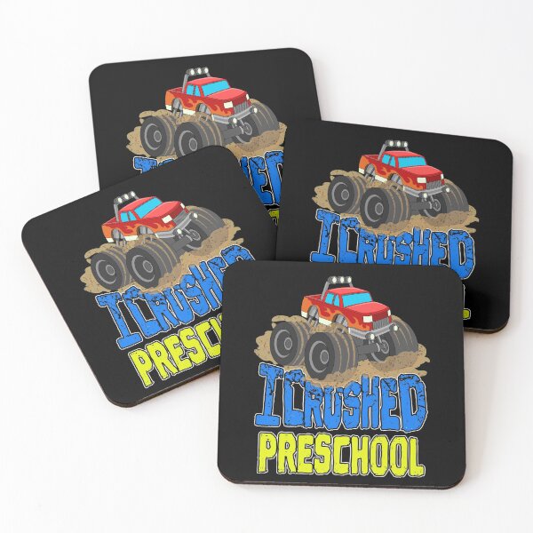 Item preview, I Crushed Preschool! - Monster Truck designed and sold by Da-Family-Biz.