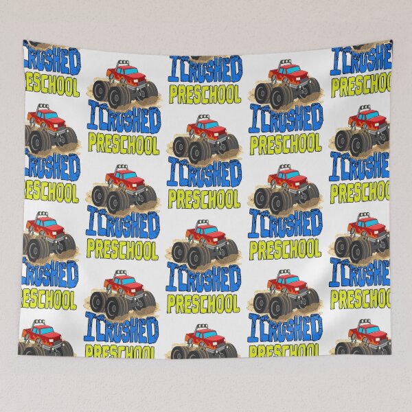 Item preview, I Crushed Preschool! - Monster Truck designed and sold by Da-Family-Biz.