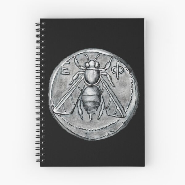 Item preview, Ephesus Bee Coin Original Watercolor designed and sold by WillowNox7.