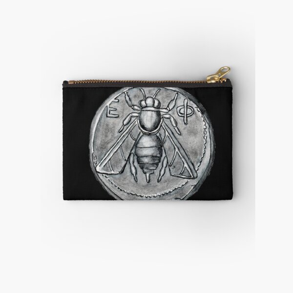 Item preview, Ephesus Bee Coin Original Watercolor designed and sold by WillowNox7.