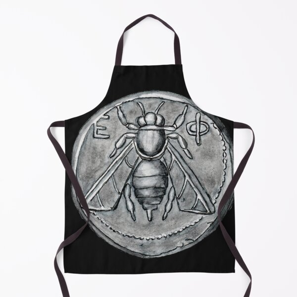 Item preview, Ephesus Bee Coin Original Watercolor designed and sold by WillowNox7.