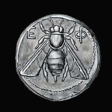 Watercolor Bee - Finding Silver Pennies