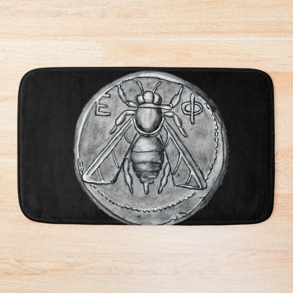 Item preview, Ephesus Bee Coin Original Watercolor designed and sold by WillowNox7.