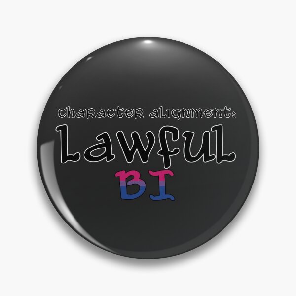 Item preview, Lawful Bi Alignment Pride designed and sold by DapperZombee.