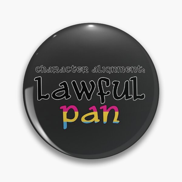 Item preview, Lawful Pan Alignment Pride designed and sold by DapperZombee.