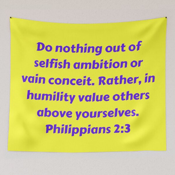 Item preview, Bible Verse Philippians 2:3 designed and sold by Prayingwarrior.