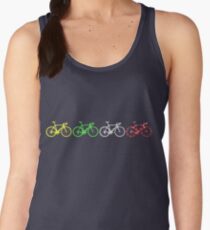 Bike Stripes Tour de France Jerseys v2 Women's Tank Top