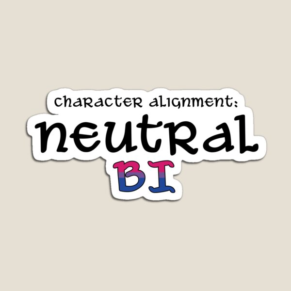 Item preview, Neutral Bi Alignment Pride designed and sold by DapperZombee.