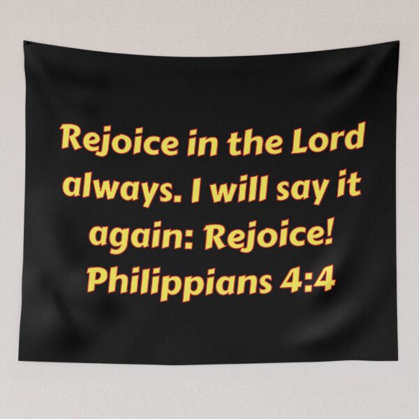 Item preview, Bible Verse Philippians 4:4 designed and sold by Prayingwarrior.