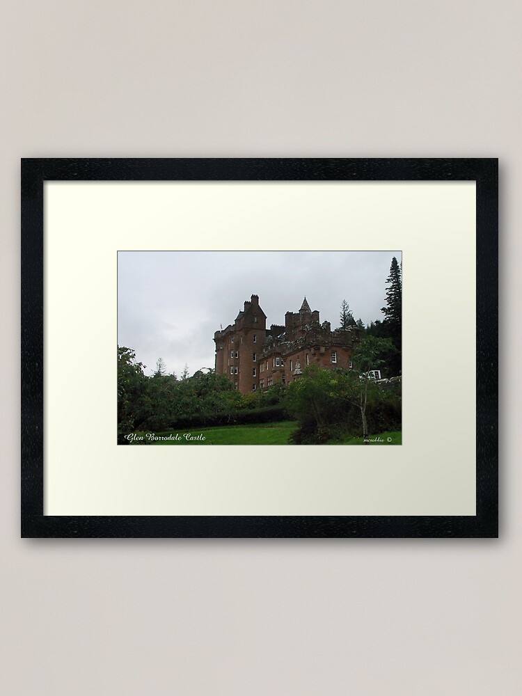 Alternate view of Glenborrodale Castle Framed Art Print