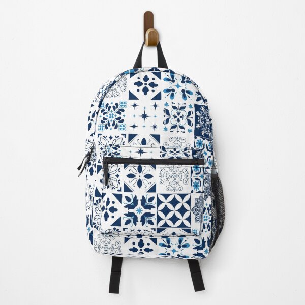 Item preview, Blue White Tiles Pattern designed and sold by Kalite.