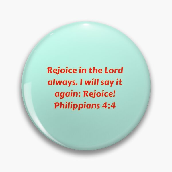 Item preview, Bible Verse Philippians 4:4 designed and sold by Prayingwarrior.