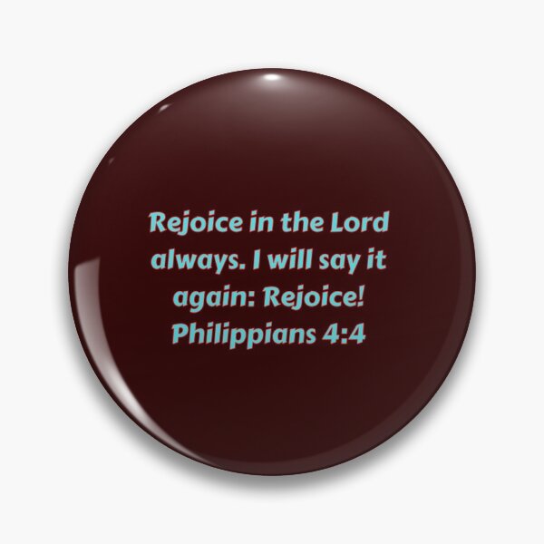 Item preview, Bible Verse Philippians 4:4 designed and sold by Prayingwarrior.
