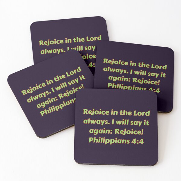 Item preview, Bible Verse Philippians 4:4 designed and sold by Prayingwarrior.