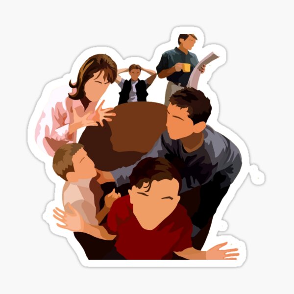 "Malcolm In The Middle" Sticker For Sale By Artur93 | Redbubble