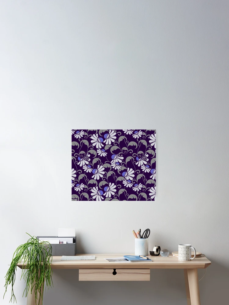 Thumbnail 2 of 3, Poster,  Geometric Colourful Psychedelic Ripple Pattern designed and sold by AleksandrChe.