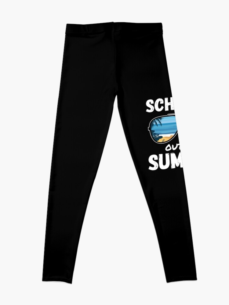 Disover School's Out for Summer, Beach Sunglasses  Leggings