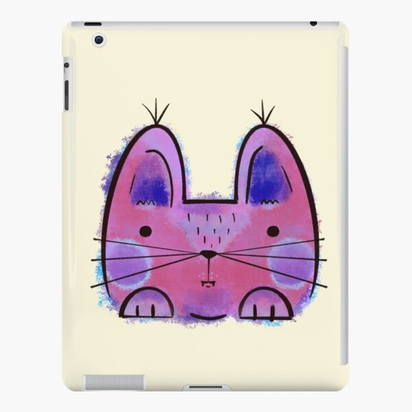 Purple Funny Cat iPad Snap Case