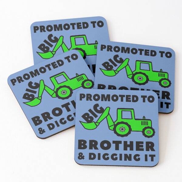 Item preview, Promoted to Big Brother & Digging It, Birth Announcement in Family designed and sold by StickerArtwork.