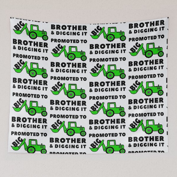 Artikelvorschau, Befördert zu Big Brother & Digging It, Geburtsanzeige in der Familie entworfen und verkauft von StickerArtwork.