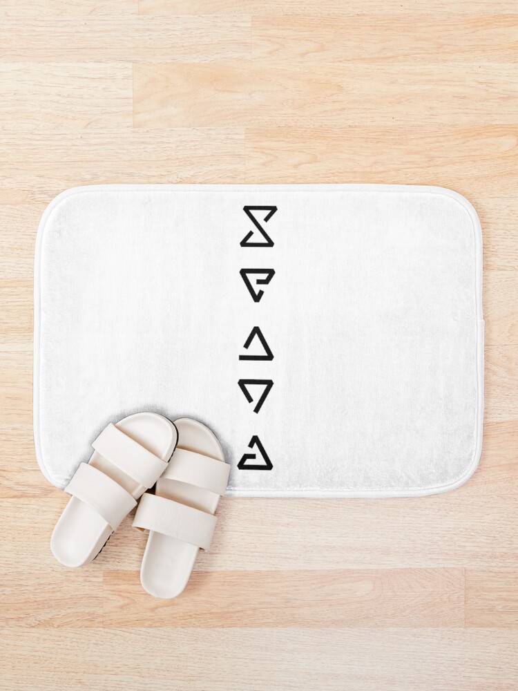 Thumbnail 1 of 6, Bath Mat, Witcher Of Rivia Signs designed and sold by TheImperfecto.