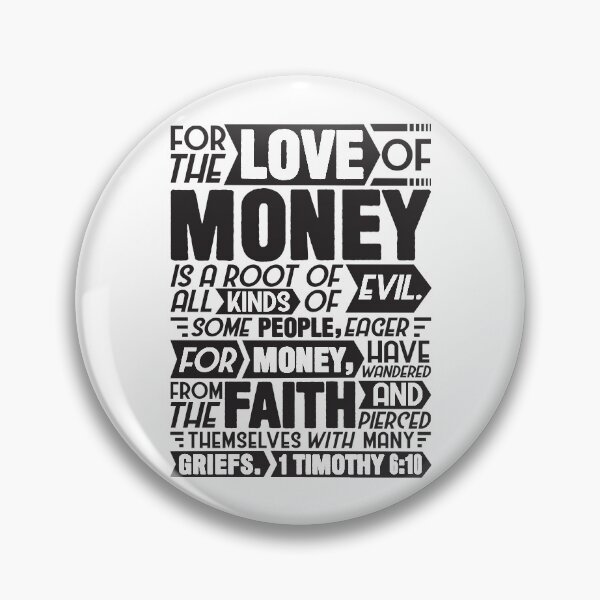 Item preview, 1 Timothy 6:10 designed and sold by plushism.