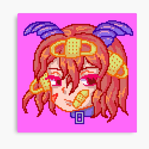 Band aid Demon girl Canvas Print