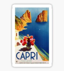 Vintage Capri ItalyTravel Sticker
