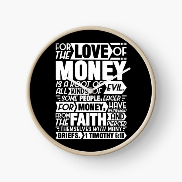 Item preview, 1 Timothy 6:10 designed and sold by plushism.