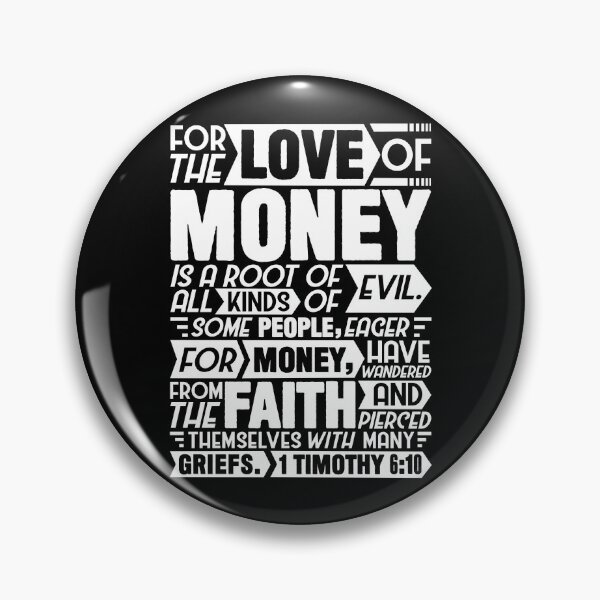 Item preview, 1 Timothy 6:10 designed and sold by plushism.