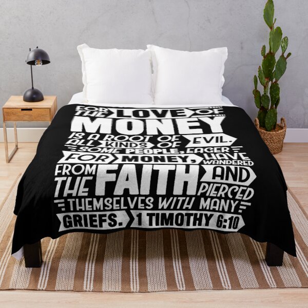 Item preview, 1 Timothy 6:10 designed and sold by plushism.