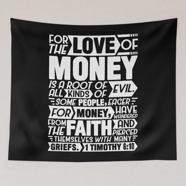 Item preview, 1 Timothy 6:10 designed and sold by plushism.