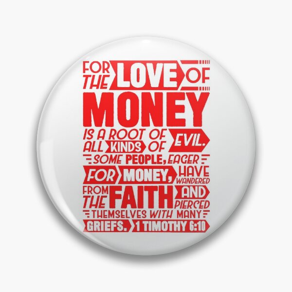 Item preview, 1 Timothy 6:10 designed and sold by plushism.