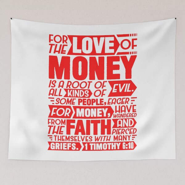 Item preview, 1 Timothy 6:10 designed and sold by plushism.
