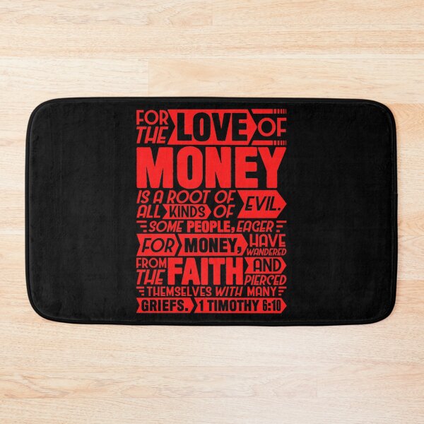 Item preview, 1 Timothy 6:10 designed and sold by plushism.