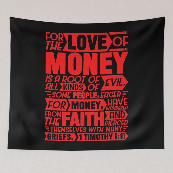 Item preview, 1 Timothy 6:10 designed and sold by plushism.