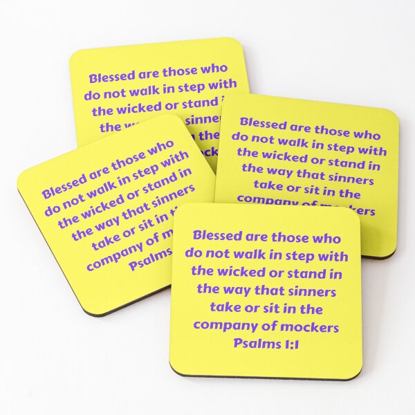 Item preview, Bible Verse Psalms 1:1 designed and sold by Prayingwarrior.