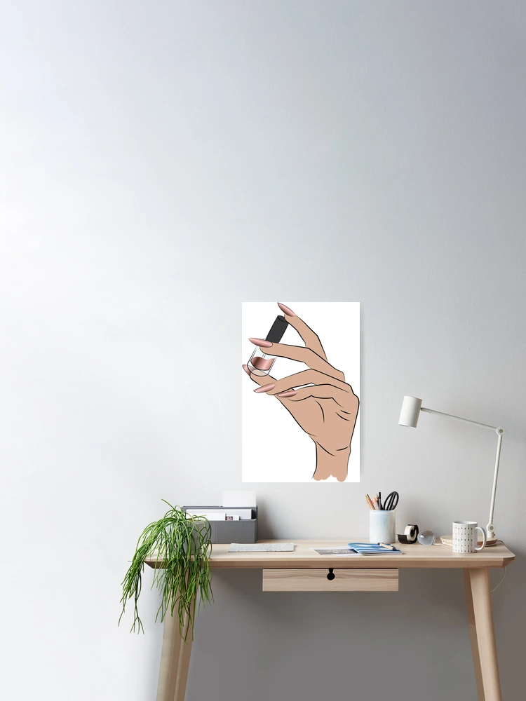 Blue Person Holding A Large Nail And A Tiny Hammer, Stuck Dealing With  Trying To Accomplish A Complicated Task Posters, Art Prints by - Interior  Wall Decor #15425