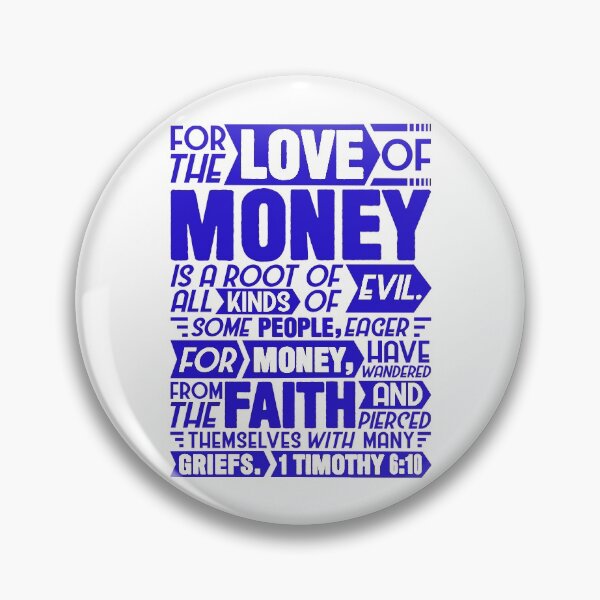Item preview, 1 Timothy 6:10 designed and sold by plushism.