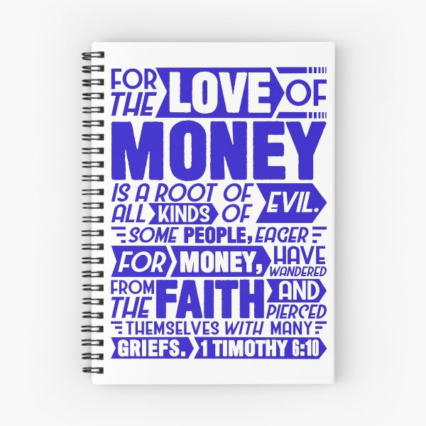 Item preview, 1 Timothy 6:10 designed and sold by plushism.