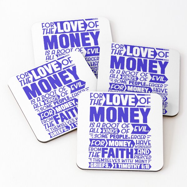 Item preview, 1 Timothy 6:10 designed and sold by plushism.