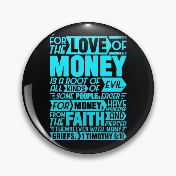 Item preview, 1 Timothy 6:10 designed and sold by plushism.