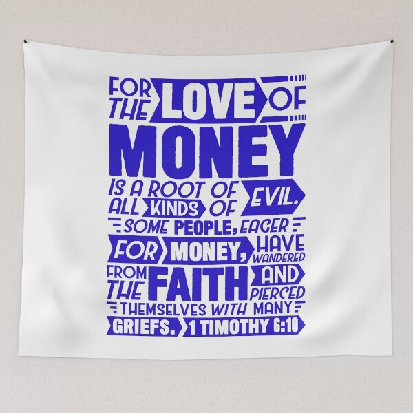 Item preview, 1 Timothy 6:10 designed and sold by plushism.