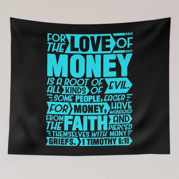 Item preview, 1 Timothy 6:10 designed and sold by plushism.