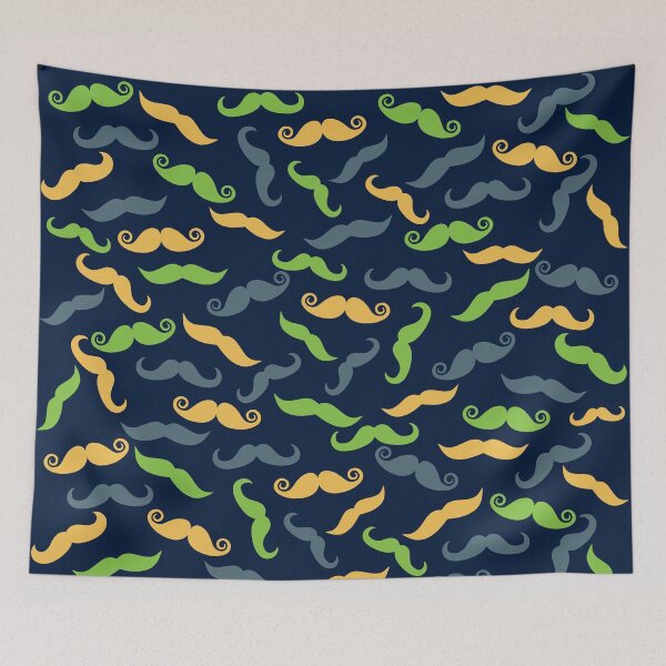 Item preview, Moustache Pattern  designed and sold by Primroaddesigns.